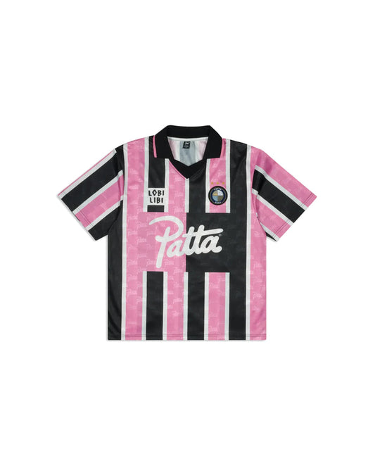 Stripe Football Jersey Begonia Pink