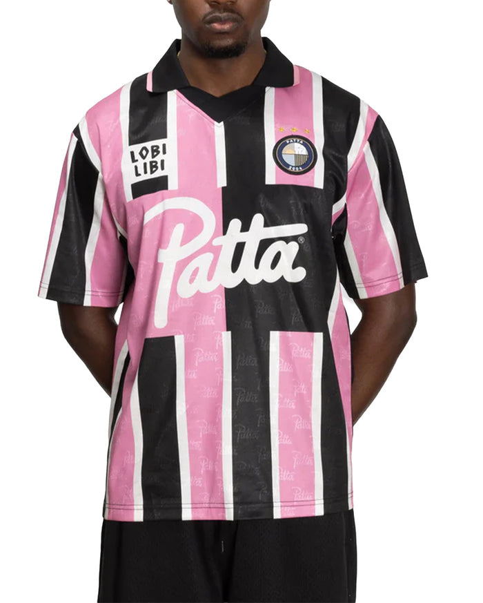 Stripe Football Jersey Begonia Pink