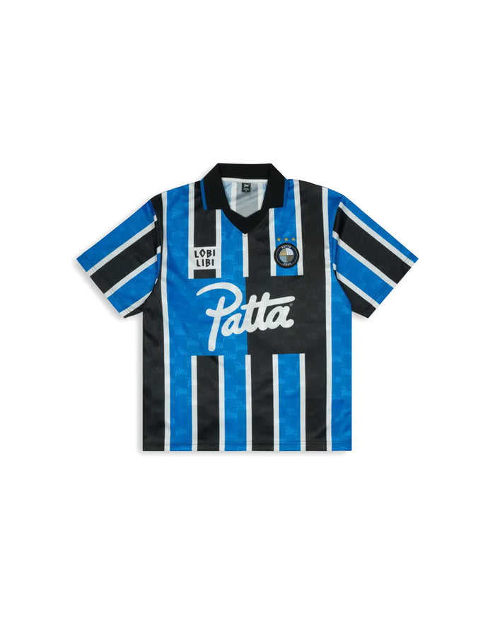 Stripe Football Jersey French Blue