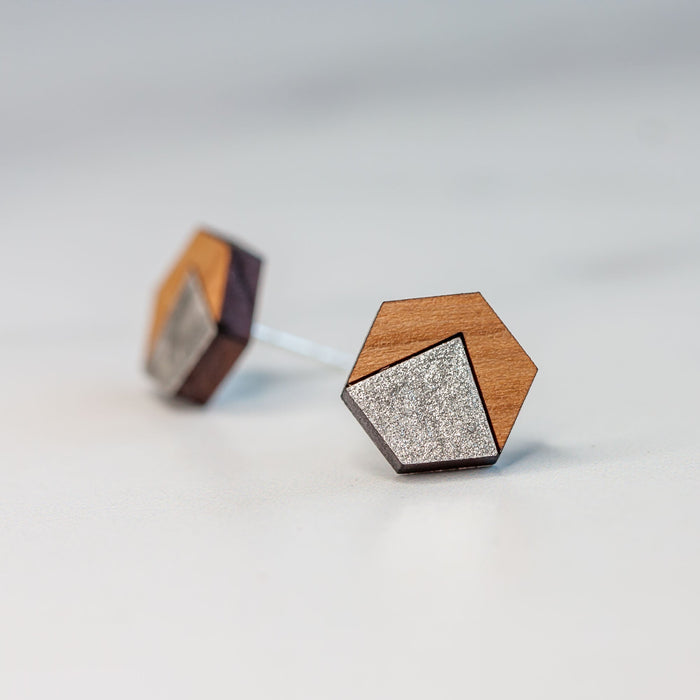 Stud Earrings - Mountain - LeeMo Designs