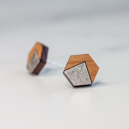 Stud Earrings - Mountain - LeeMo Designs