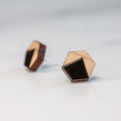 Stud Earrings - Mountain - LeeMo Designs