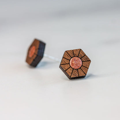 Stud Earrings - Sun - LeeMo Designs