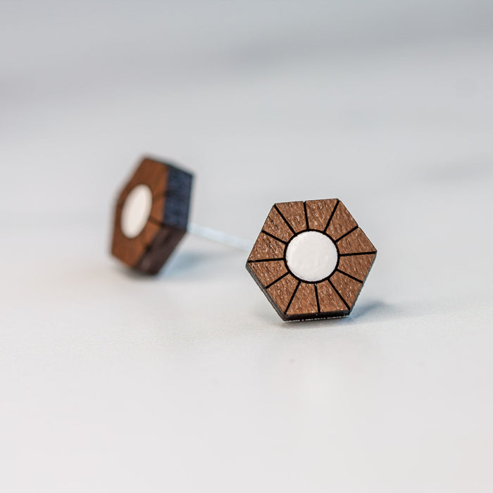 Stud Earrings - Sun - LeeMo Designs
