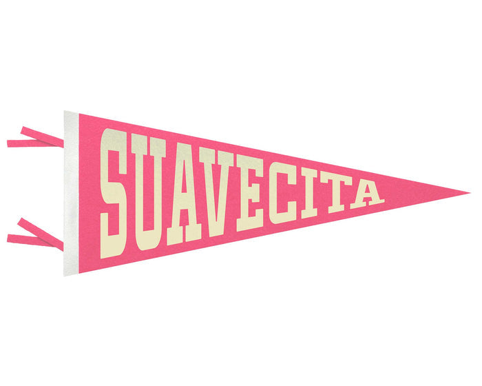 Suavecita Block Felt Pennant