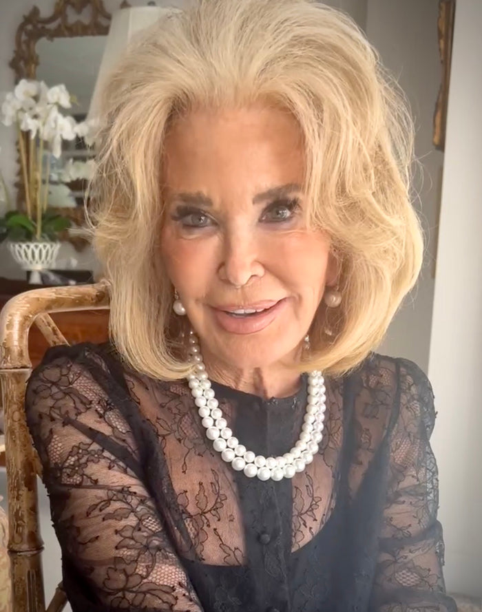 Suebelle's Double Row Pearl Necklace