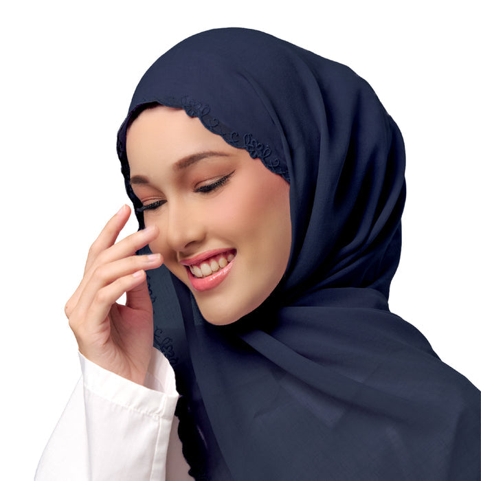 UMMA Sulam Surya Chiffon Linen Scarf | Isetan KL Online Store