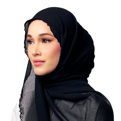UMMA Sulam Surya Chiffon Linen Scarf | Isetan KL Online Store