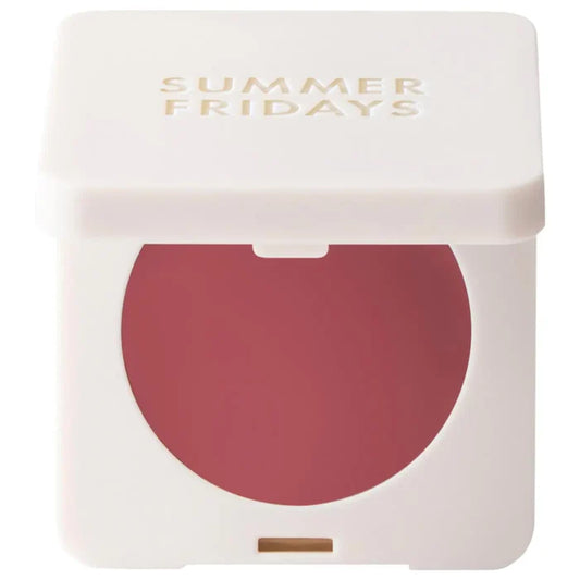 Summer Fridays Blush Butter Balm in dusty shade, a beauty product with creamy, blush formula and multiple shades for a natural glow.
