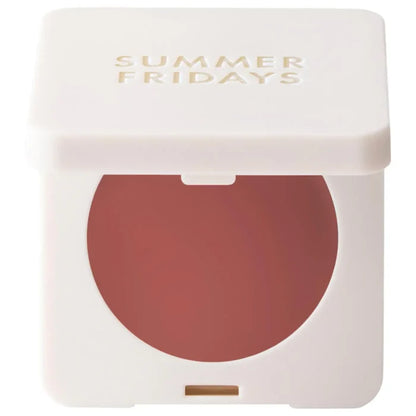 Summer Fridays Blush Butter Balm in various shades, new in box, featuring creamy, lightweight beauty balm for a natural glow.