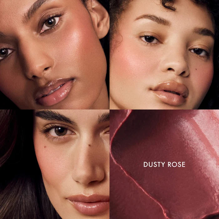 Summer Fridays Blush Butter Balm in various shades, featuring smooth, creamy texture and natural blush colors, new in box.