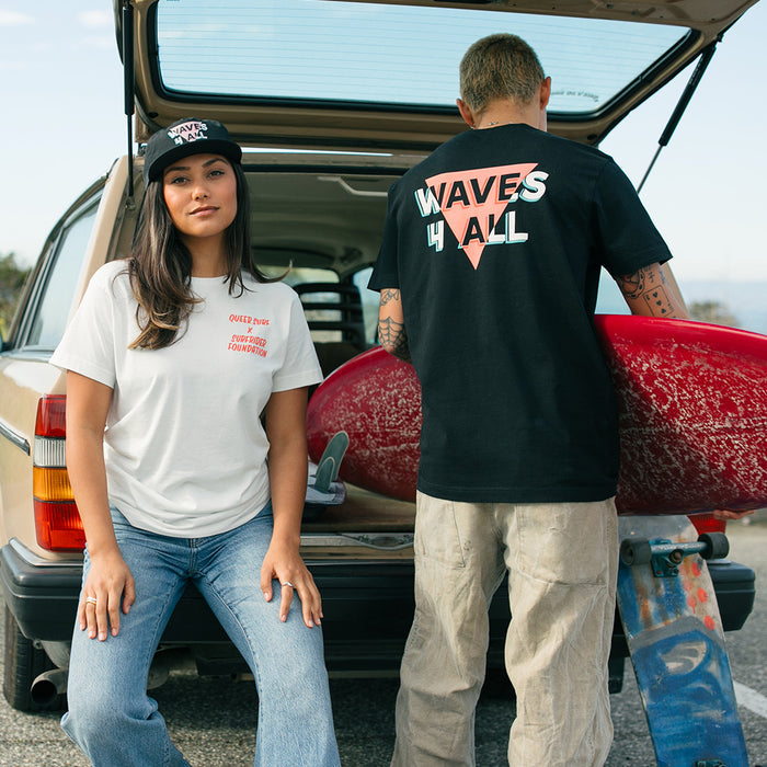 Surfrider x Queer Surf Waves 4 All Tee