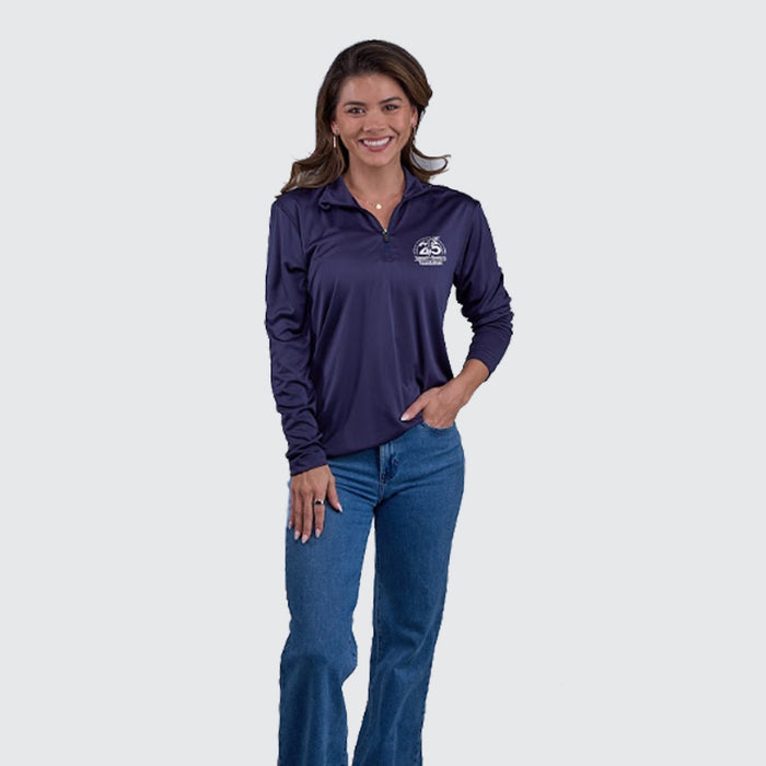 T2T 25th Anniversary Quarter Zip Pullover - Unisex (Navy) NEW!