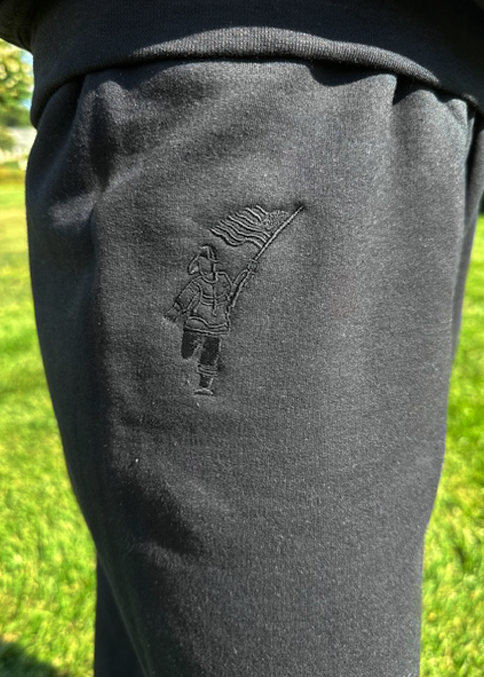 T2T Embroidered Lounge Essentials Sweatpants – Unisex (Black)