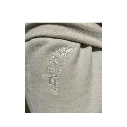 T2T Embroidered Lounge Essentials Sweatpants – Unisex (Sand)