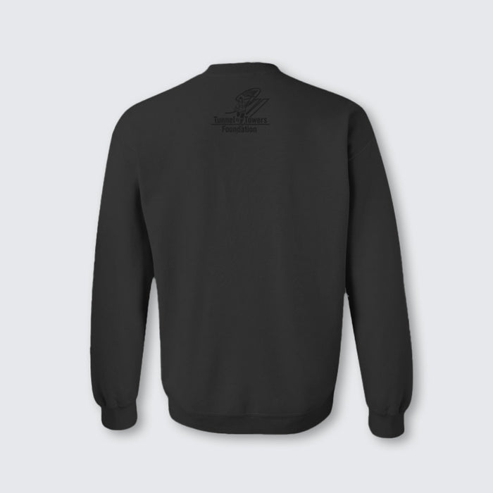 T2T Embroidered Lounge Essentials Sweatshirt – Unisex (Black)
