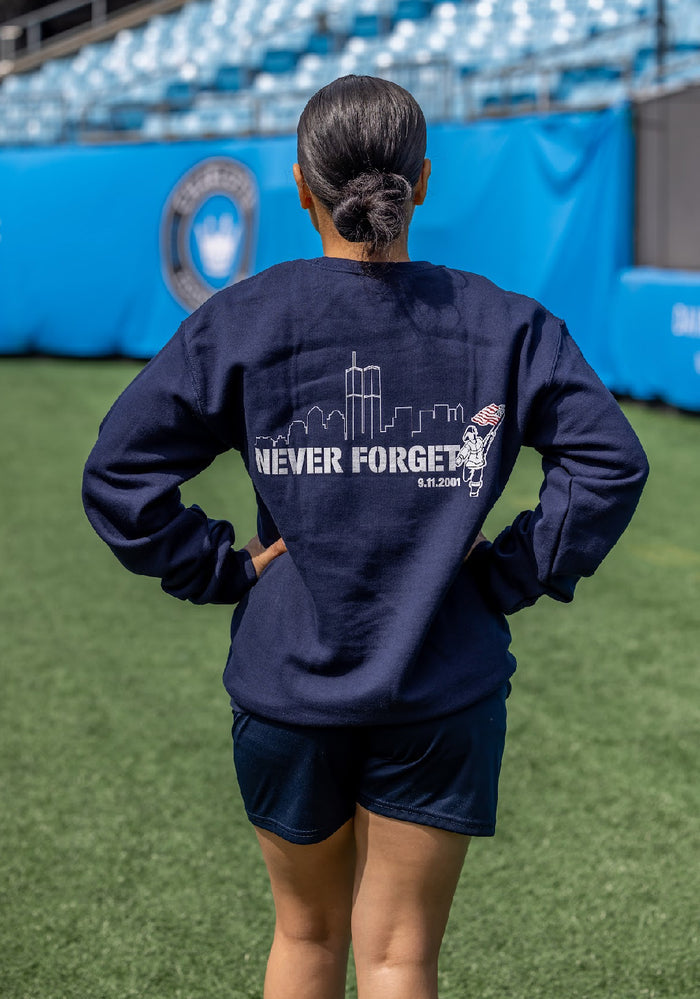 T2T Never Forget Crewneck Sweatshirt (Navy)