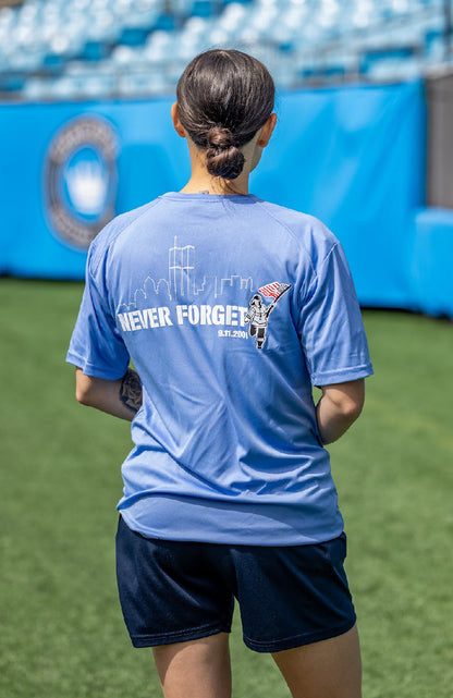 T2T Never Forget Performance Tee - Unisex (Bimini Blue)