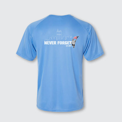 T2T Never Forget Performance Tee - Unisex (Bimini Blue)