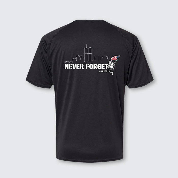 T2T Never Forget Performance Tee – Unisex (Black)
