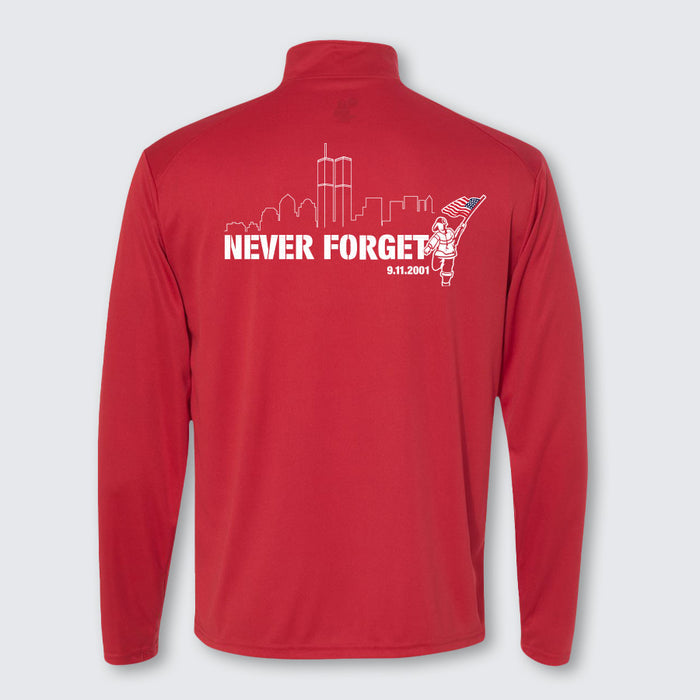 T2T NF Quarter Zip Pullover – Unisex - (Red)