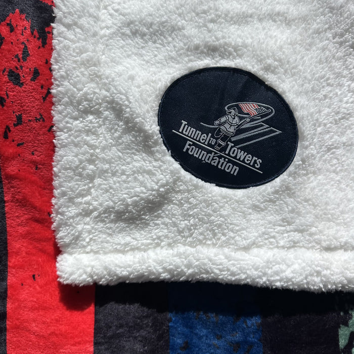 T2T Patriot Flag Sherpa Blanket