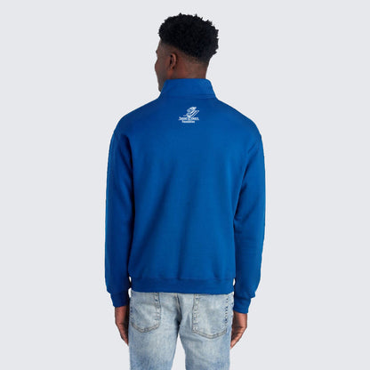 T2T Quarter Zip Embroidered Sweatshirt – Unisex (Royal) SALE!