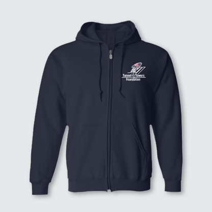T2T Twin Towers Full Zip Sweatshirt Jacket - Unisex (Navy)