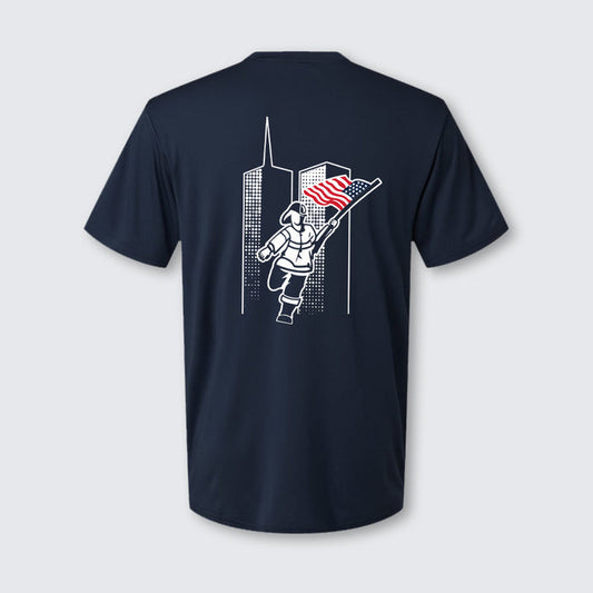 T2T Twin Towers Performance Tee - Unisex (Navy)
