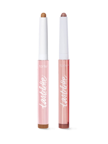 Two Tarte lip products on a white background