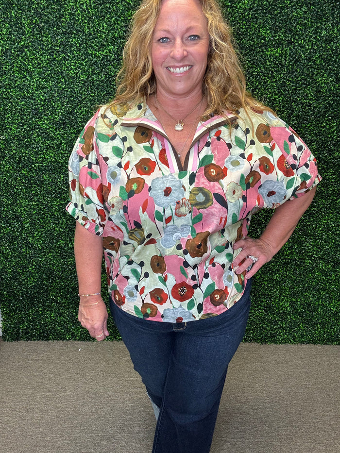 The Painted Petals Blouse