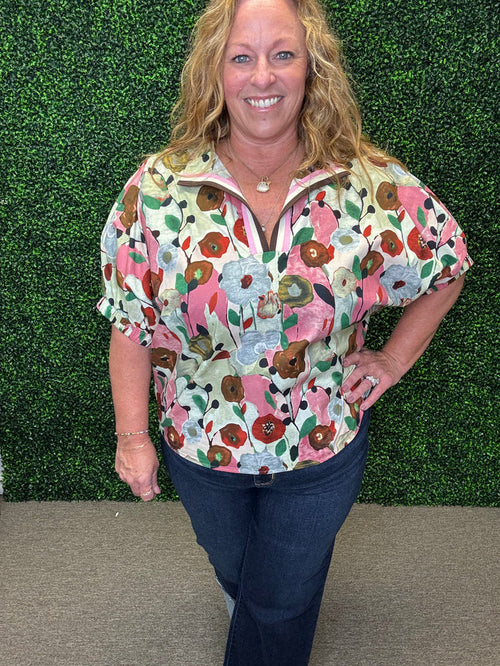 The Painted Petals Blouse