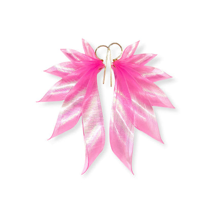 THE WINGS - pink mesh