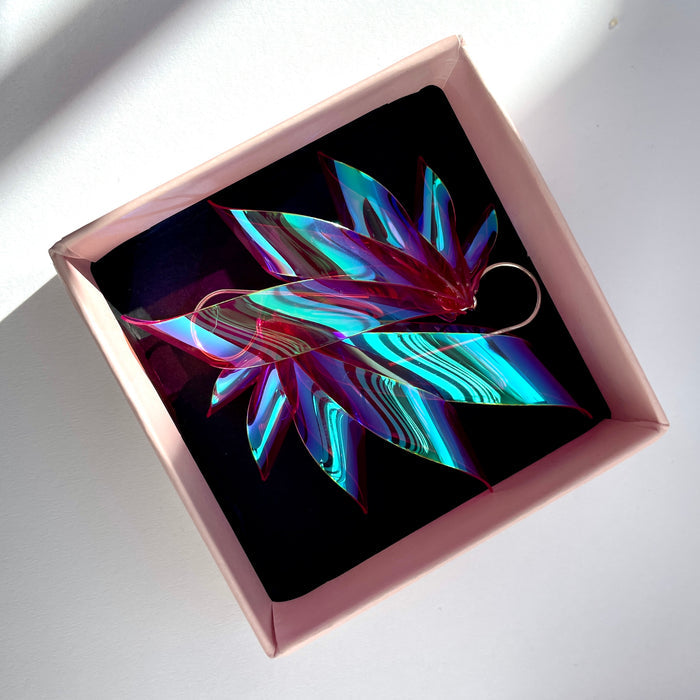 THE WINGS - pink/green