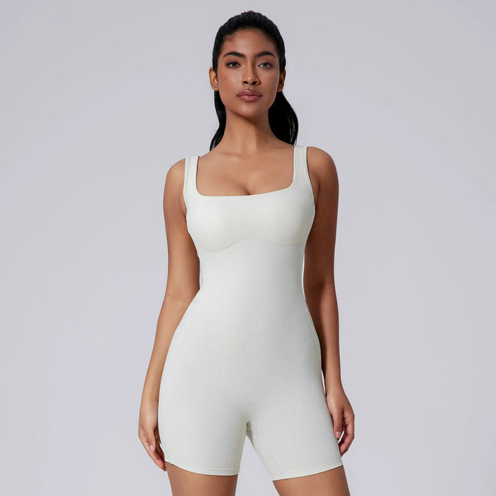 Tight Quick-Drying Yoga/Fitness Short Jumpsuit