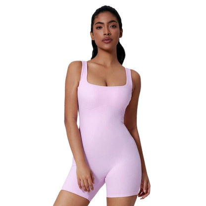 Tight Quick-Drying Yoga/Fitness Short Jumpsuit