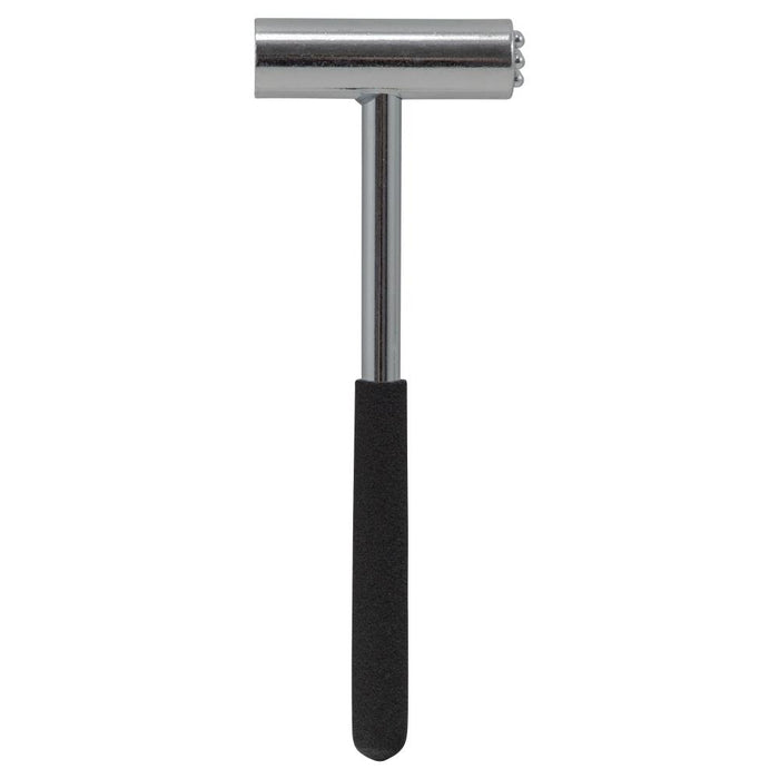 Tim Holtz - Idea-Ology - Texture Hammer. The Tim Holtz Tiny Texture Hammer small size makes it ideal for intricate tasks such as denting metal embellishments and hammering nails into craft projects with precision. Available at Embellish Away located in Bowmanville Ontario Canada.