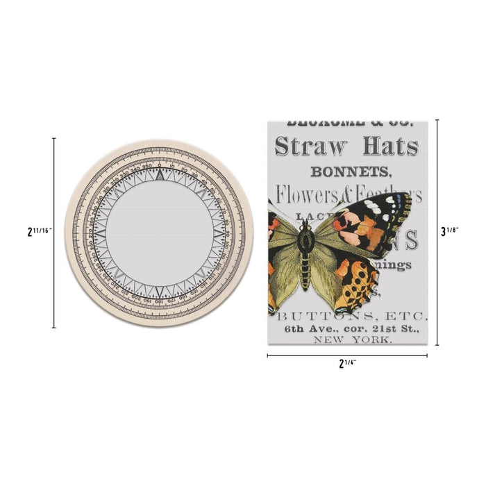 Tim Holtz - Idea-Ology - Transparent Layers - 12/Pkg. The transparent material allows light to pass through, creating a unique and mesmerizing effect, drawing the eye to your artwork. Available at Embellish Away located in Bowmanville Ontario Canada.