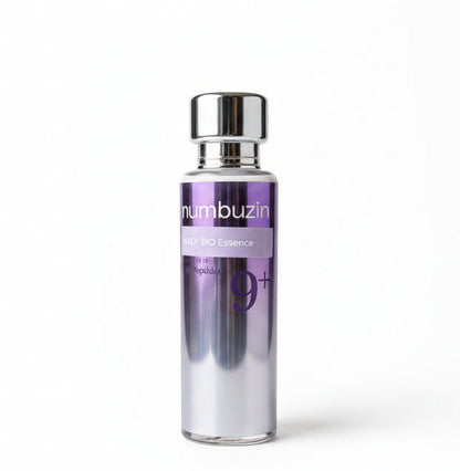 Bottle of Numbuzin Bio Essence 9+ on a white background