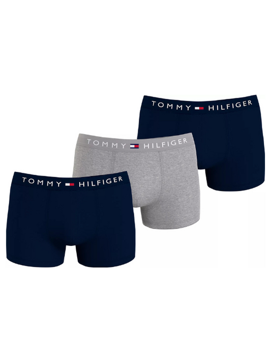 Tommy Hilfiger 3PK Trunk Navy Grey