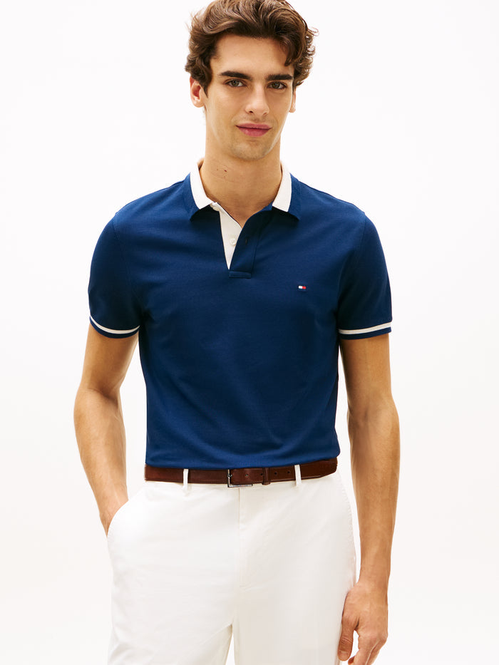 Tommy Hilfiger Contrast Collar Block Polo