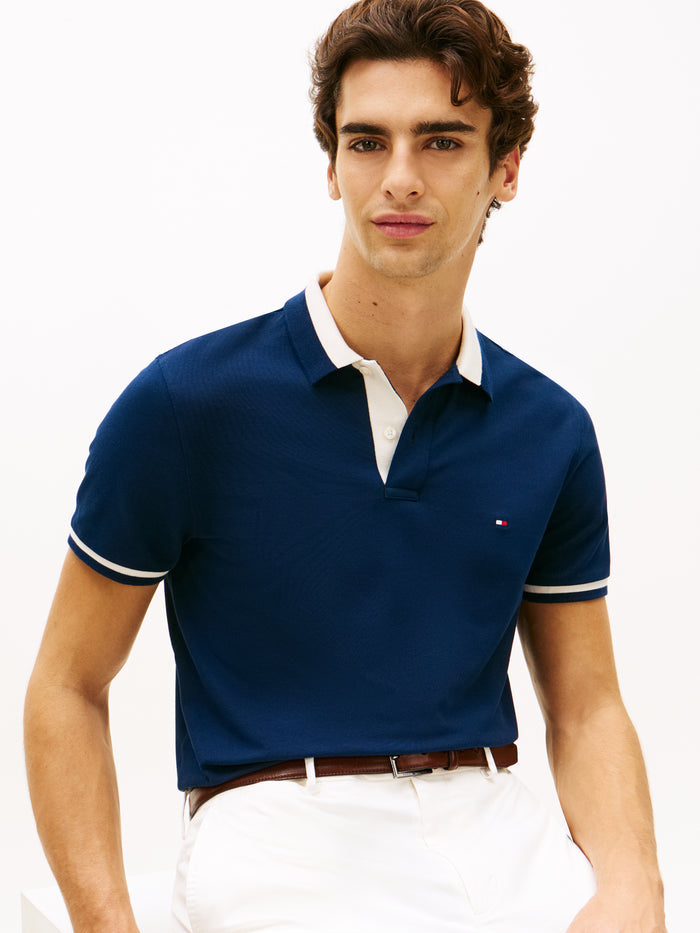 Tommy Hilfiger Contrast Collar Block Polo