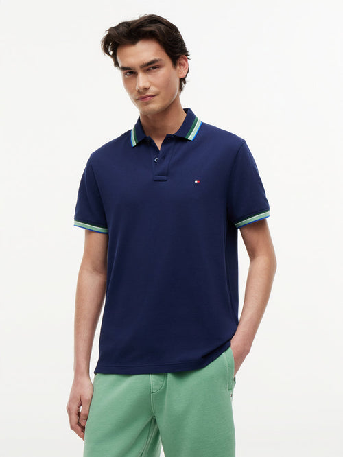 Tommy Hilfiger Contrast Collar Cuffs Polo