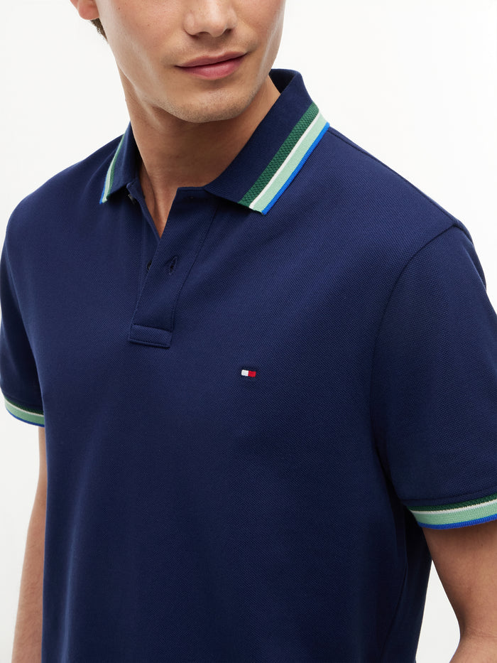 Tommy Hilfiger Contrast Collar Cuffs Polo