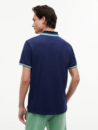 Tommy Hilfiger Contrast Collar Cuffs Polo