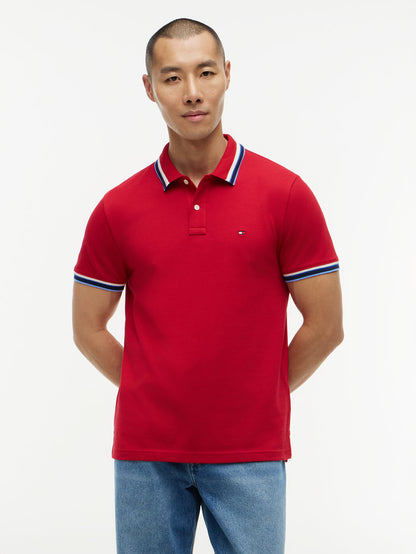 Tommy Hilfiger Contrast Collar Cuffs Polo