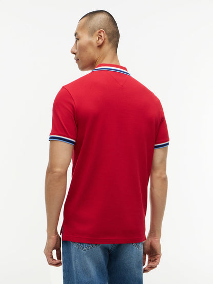 Tommy Hilfiger Contrast Collar Cuffs Polo