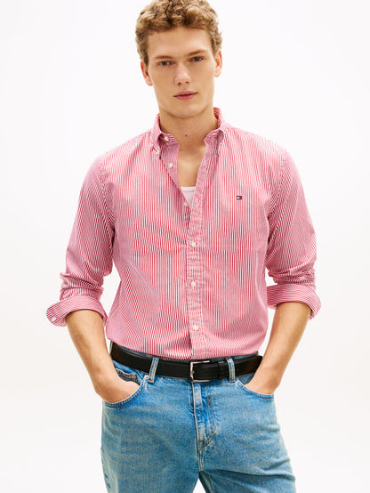 Tommy Hilfiger Core Flex Poplin Stripe Shirt