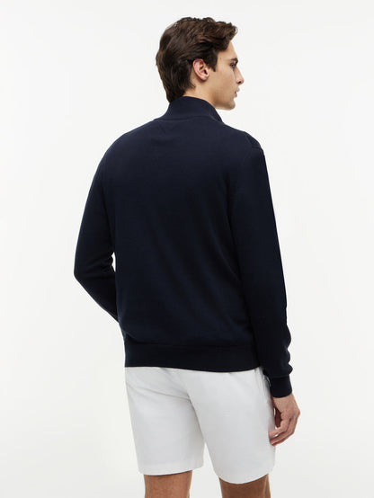 Tommy Hilfiger Essential Cotton Half-Zip Jumper