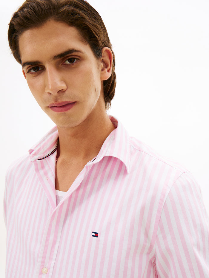 Tommy Hilfiger Flex Poplin Classic Stripe Shirt